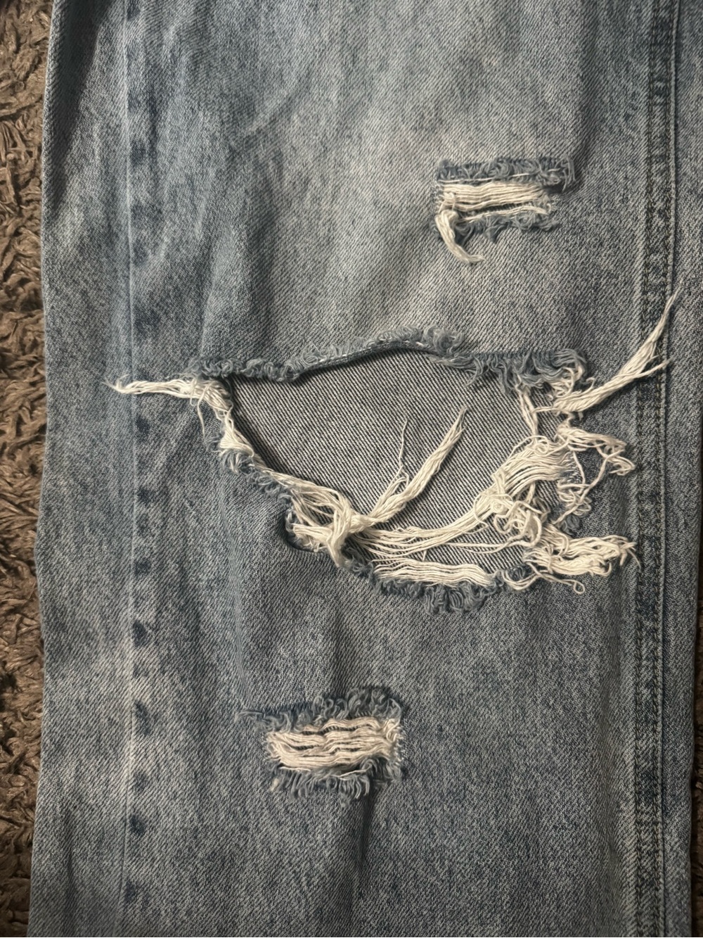 PacSun Light Blue Stonewash Denim Jeans - Picture 5 of 7